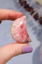 Rhodochrosite Moon 22.9gr Moons Tali & Loz Crystals
