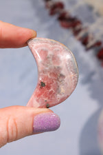 Rhodochrosite Moon 22.9gr Moons Tali & Loz Crystals
