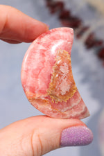 Rhodochrosite Moon 27.7gr Moons Tali & Loz Crystals