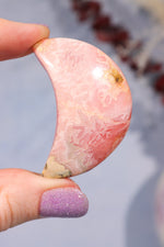 Rhodochrosite Moon 27.7gr Moons Tali & Loz Crystals
