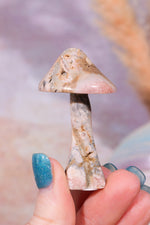 Rhodochrosite Mushroom 5.7cm, Sold As Seen Mushrooms Tali & Loz Crystals