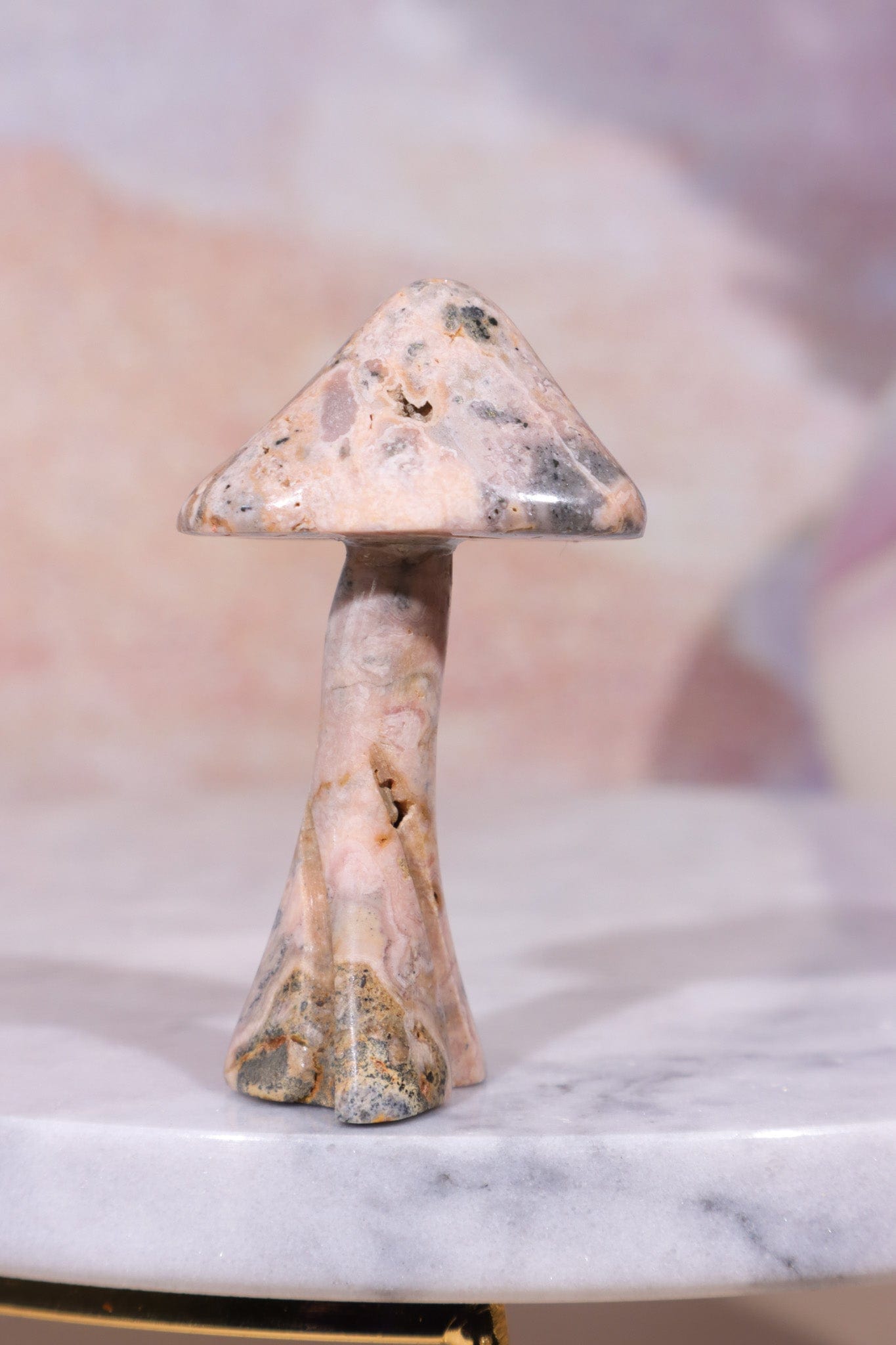 Rhodochrosite Mushroom 5.7cm, Sold As Seen Mushrooms Tali & Loz Crystals