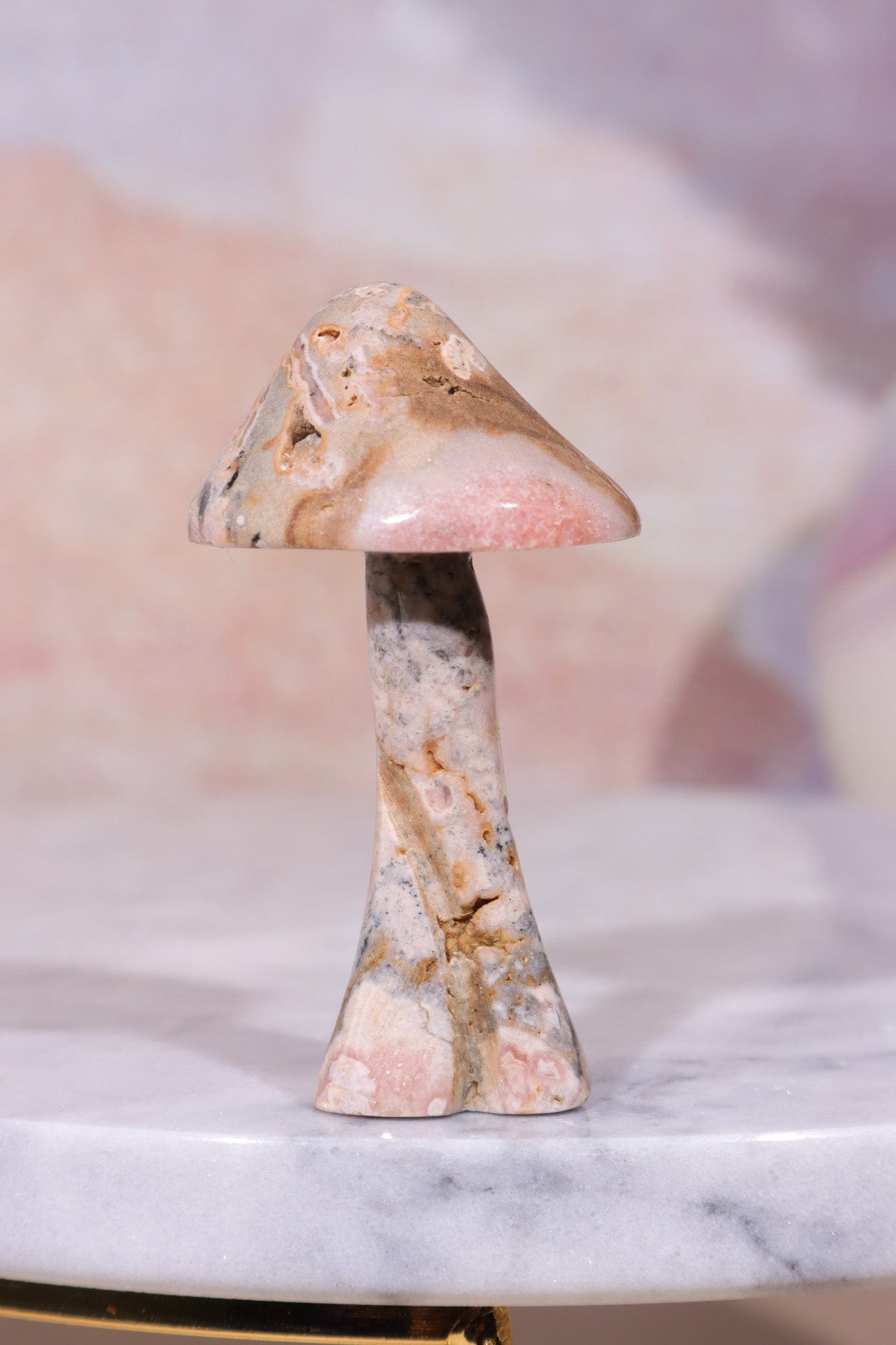 Rhodochrosite Mushroom 5.7cm, Sold As Seen Mushrooms Tali & Loz Crystals