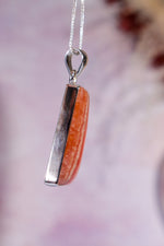 Rhodochrosite Pendant 3.7cm 925 Silver Pendant With Chain Jewellery Tali & Loz Crystals