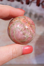 Rhodochrosite Sphere 102gr , Sold as Seen Spheres Tali & Loz Crystals