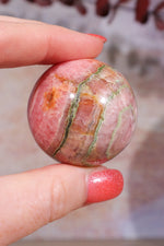 Rhodochrosite Sphere 102gr , Sold as Seen Spheres Tali & Loz Crystals