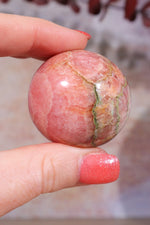 Rhodochrosite Sphere 102gr , Sold as Seen Spheres Tali & Loz Crystals