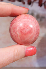 Rhodochrosite Sphere 102gr , Sold as Seen Spheres Tali & Loz Crystals