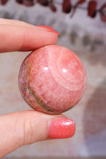 Rhodochrosite Sphere 102gr , Sold as Seen Spheres Tali & Loz Crystals