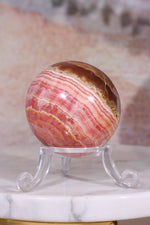 Rhodochrosite Sphere 155gr , Sold as Seen Spheres Tali & Loz Crystals