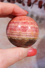 Rhodochrosite Sphere 155gr , Sold as Seen Spheres Tali & Loz Crystals
