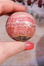 Rhodochrosite Sphere 170gr , Sold as Seen Spheres Tali & Loz Crystals
