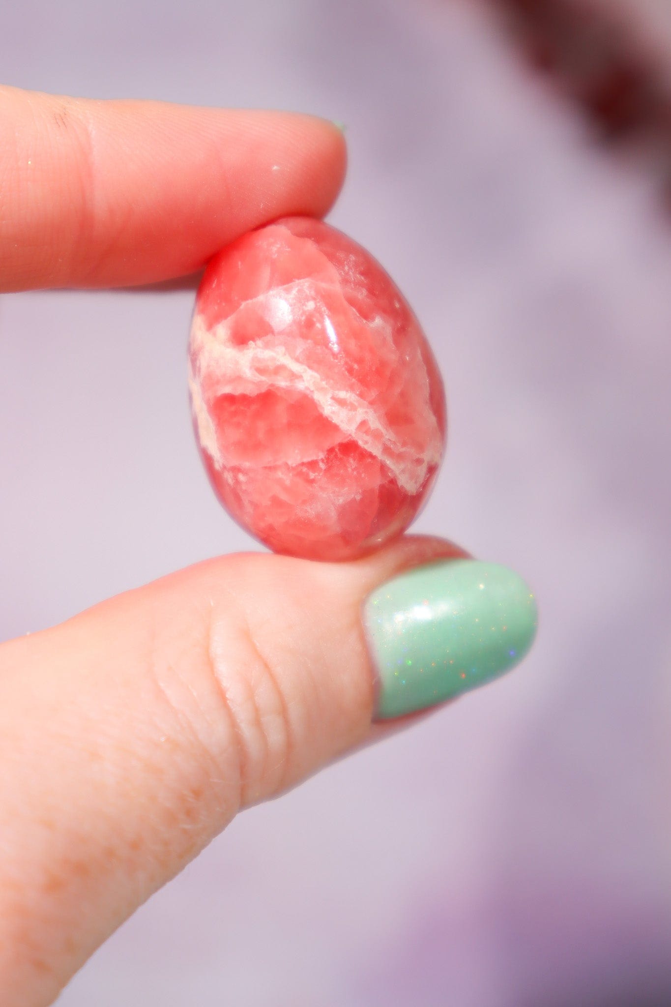 Rhodochrosite Tumblestone 19gr, Sold as Seen Freeform Tali & Loz Crystals