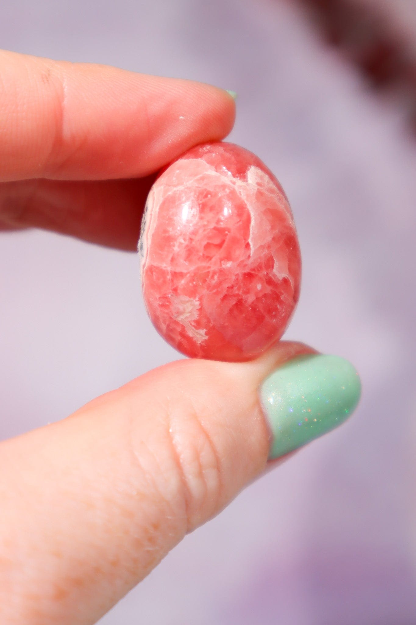 Rhodochrosite Tumblestone 19gr, Sold as Seen Freeform Tali & Loz Crystals