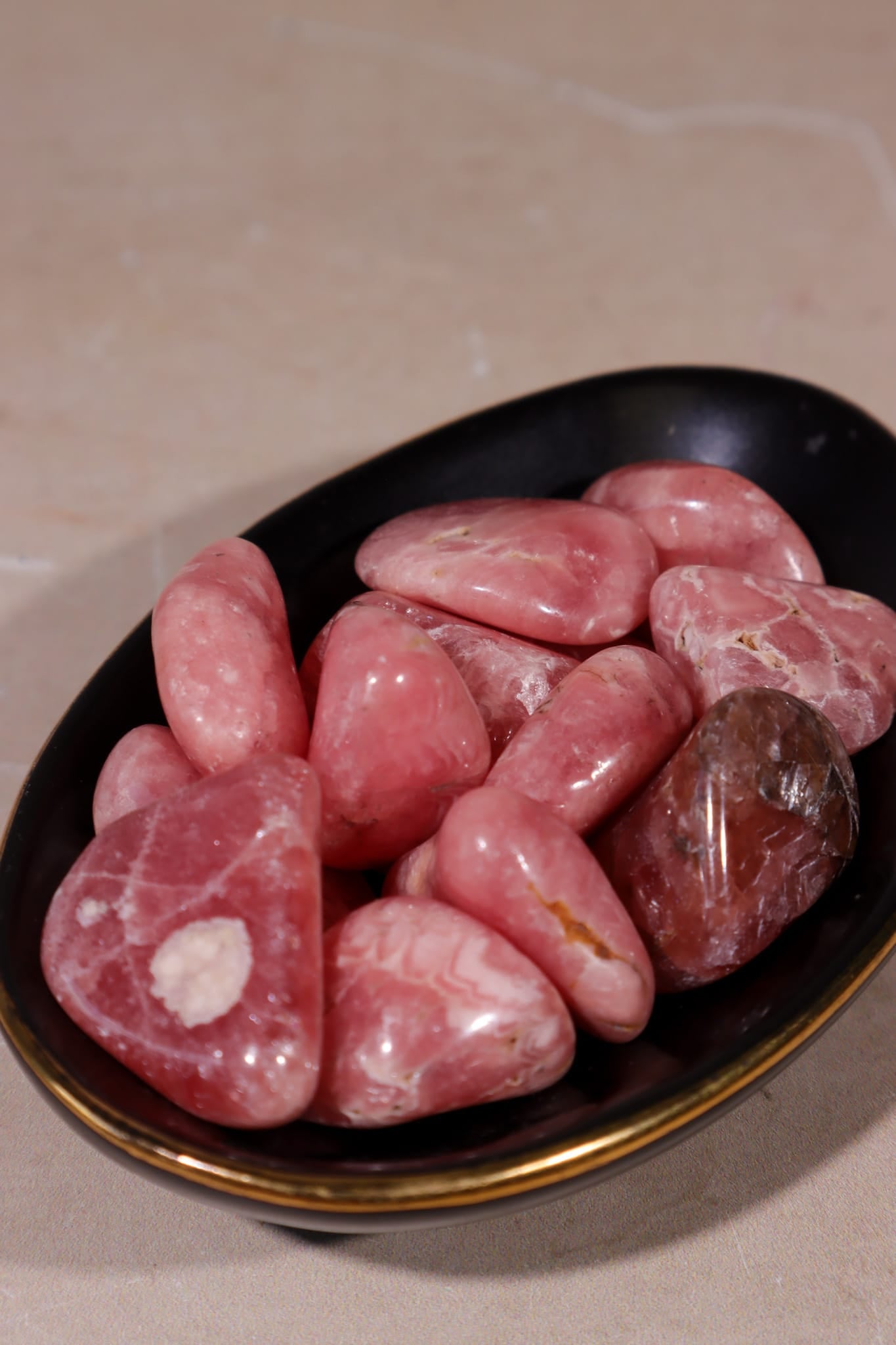 Rhodochrosite Tumblestones | 20-30mm | Argentina Tumblestones Tali & Loz Crystals