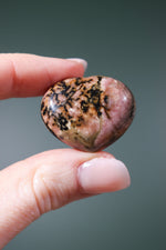 Rhodonite Hearts 2.5cm - Tali & Loz Crystals
