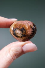 Rhodonite Hearts 2.5cm - Tali & Loz Crystals