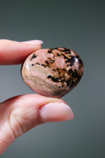 Rhodonite Hearts 2.5cm - Tali & Loz Crystals