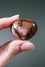 Rhodonite Hearts 2.5cm - Tali & Loz Crystals