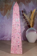 Rhodonite & Rhodochrosite Tower | XL Statement Piece | Peru Tower Tali & Loz Crystals