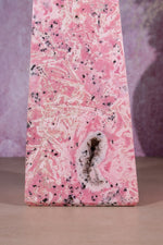 Rhodonite & Rhodochrosite Tower | XL Statement Piece | Peru Tower Tali & Loz Crystals