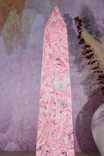 Rhodonite & Rhodochrosite Tower | XL Statement Piece | Peru Tower Tali & Loz Crystals