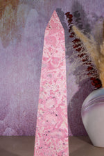 Rhodonite & Rhodochrosite Tower | XL Statement Piece | Peru Tower Tali & Loz Crystals