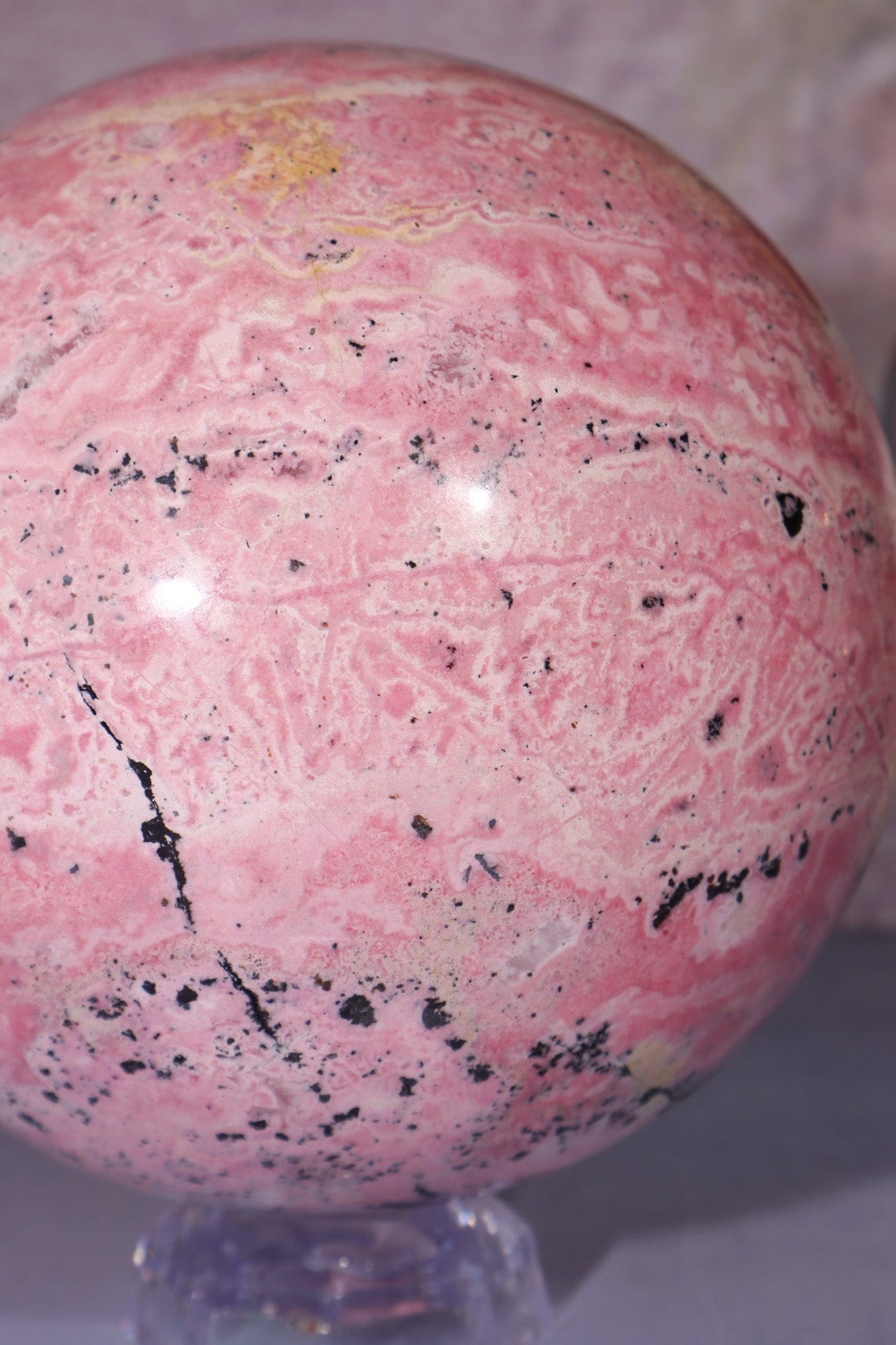 Rhodonite Statement Sphere 5.7KG Spheres Tali & Loz Crystals