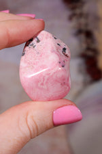 Rhodonite Tumbles | 28-36mm | Madagascar Tumblestones Tali & Loz Crystals