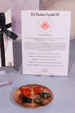 Root Chakra Crystal Kit Crystal Sets Tali & Loz Crystals