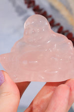Rose Quartz Buddha Carving, Intuitively Chosen Carving Tali & Loz