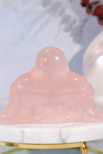 Rose Quartz Buddha Carving, Intuitively Chosen Carving Tali & Loz