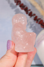 Rose Quartz Buddha Carving, Intuitively Chosen Carving Tali & Loz