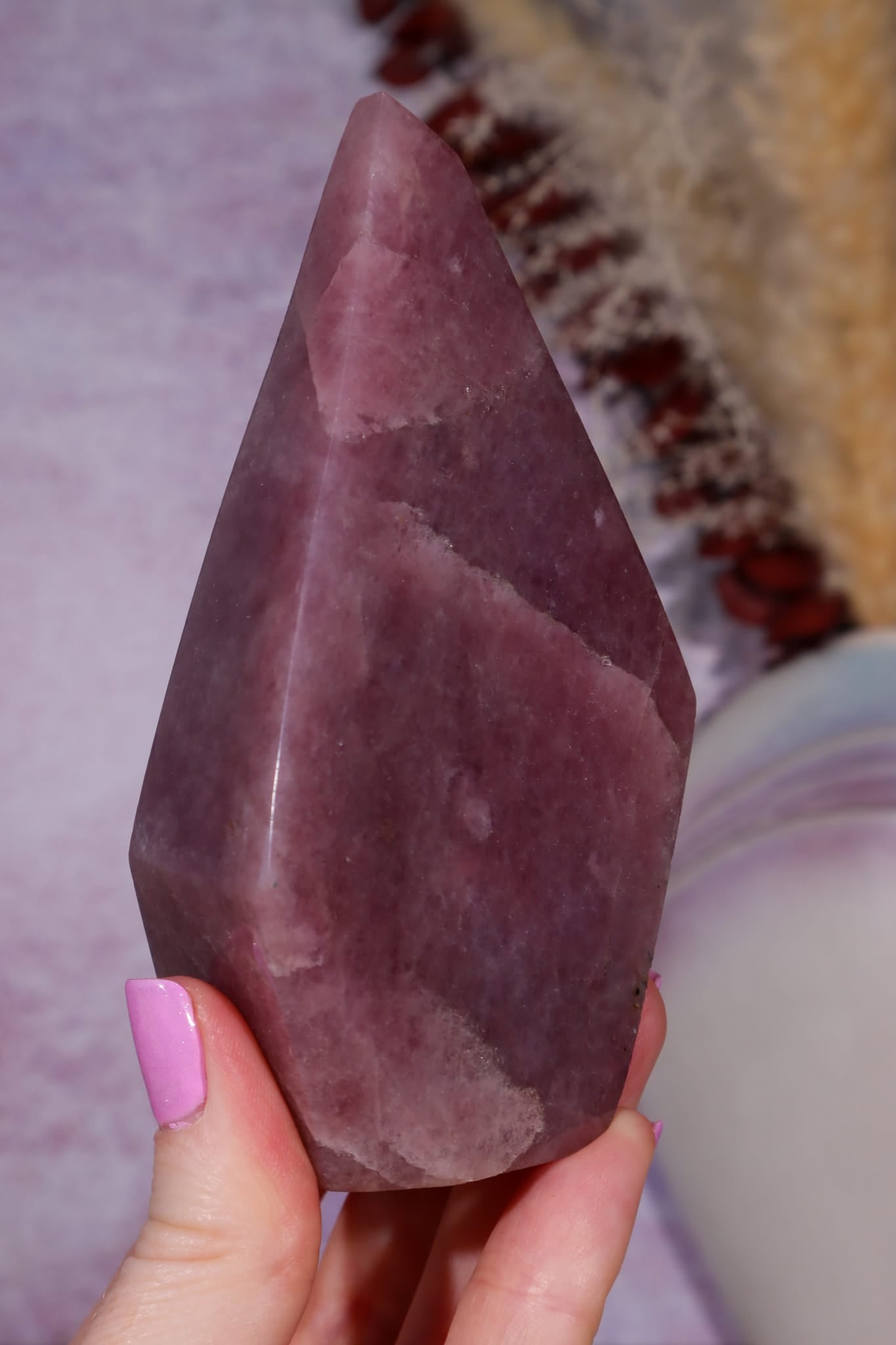 Rose Quartz Freeform | 11.3cm | Madagascar Freeform Tali & Loz Crystals