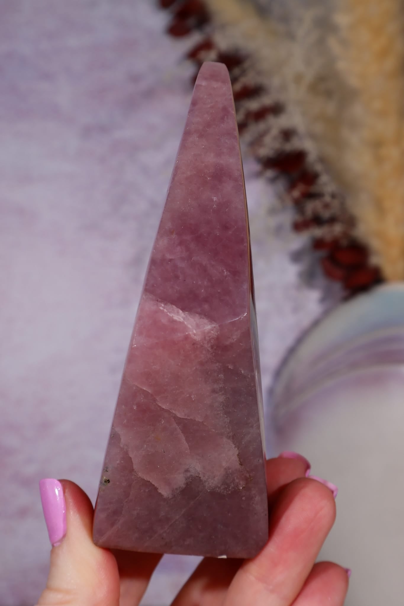 Rose Quartz Freeform | 11.3cm | Madagascar Freeform Tali & Loz Crystals