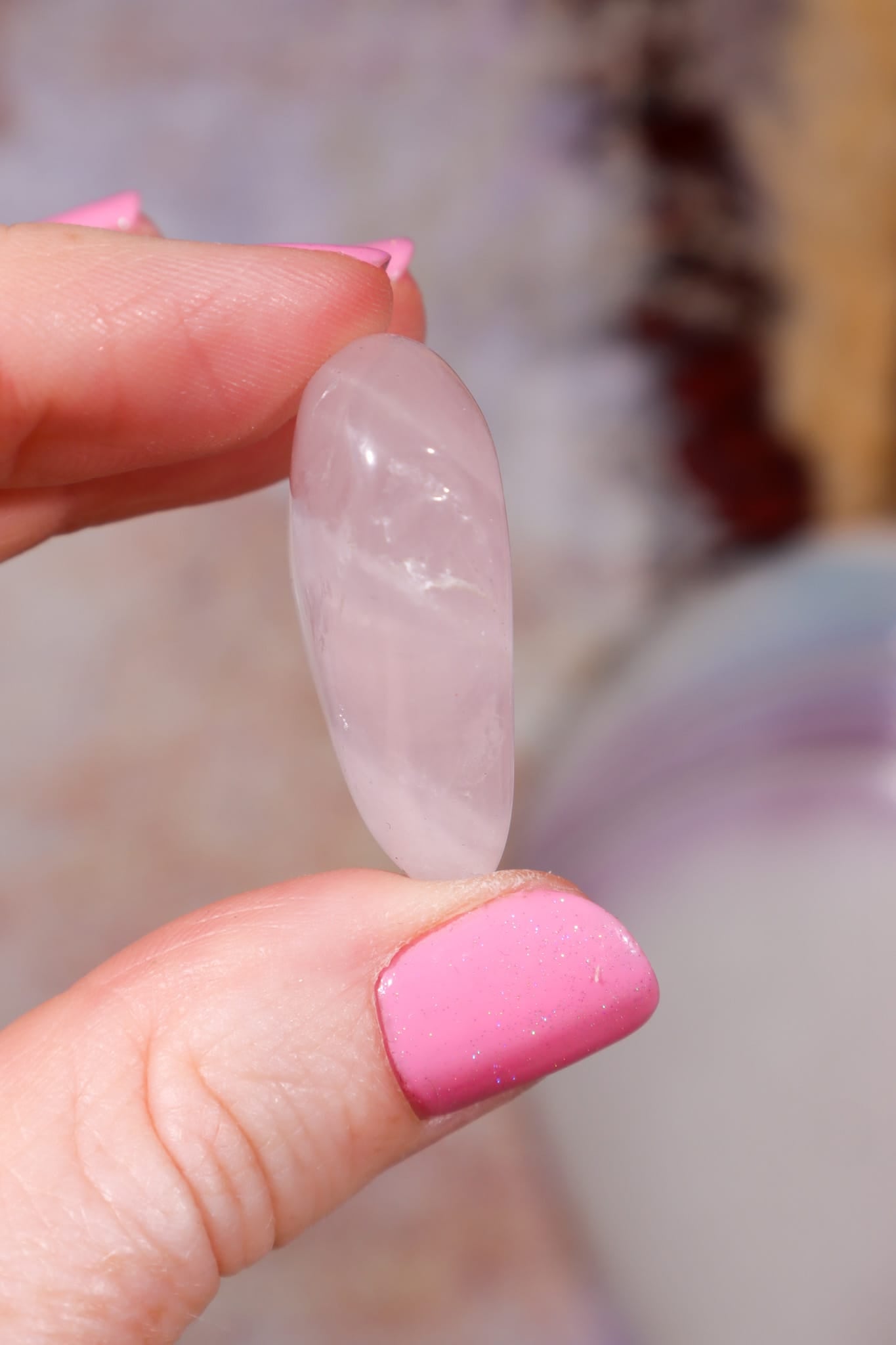 Rose Quartz Hearts | 2.5-3cm | Outlet | Brazil Hearts Tali & Loz Crystals