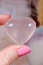 Rose Quartz Hearts | 2.5-3cm | Outlet | Brazil Hearts Tali & Loz Crystals