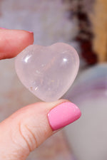 Rose Quartz Hearts | 2.5-3cm | Outlet | Brazil Hearts Tali & Loz Crystals