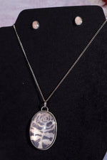 Rose Quartz Necklace With Earrings 4.6cm, Handmade In The UK Jewellery Tali & Loz Crystals