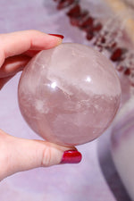 Rose Quartz Sphere 520g, 7.1cm Spheres Tali & Loz
