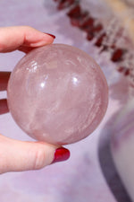 Rose Quartz Sphere 520g, 7.1cm Spheres Tali & Loz
