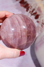 Rose Quartz Sphere 680g, 8cm Spheres Tali & Loz