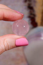 Rose Quartz Spheres | 20mm | Brazil Spheres Tali & Loz Crystals