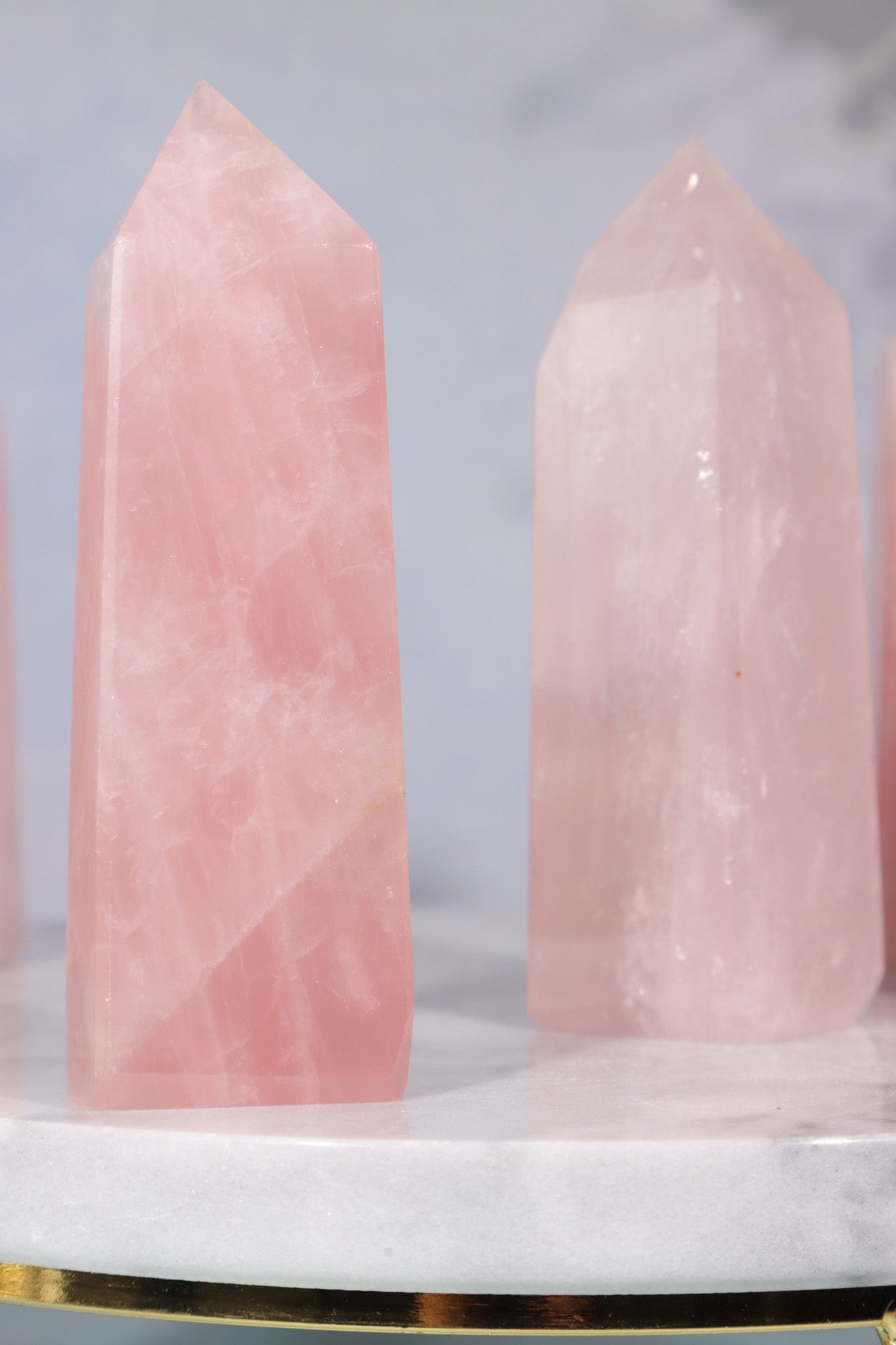 Rose Quartz Towers 7.5-8.5cm Points Tali & Loz Crystals