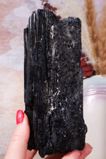 Rough Black Tourmaline 15cm, Sold As Seen Rough Crystals Tali & Loz Crystals