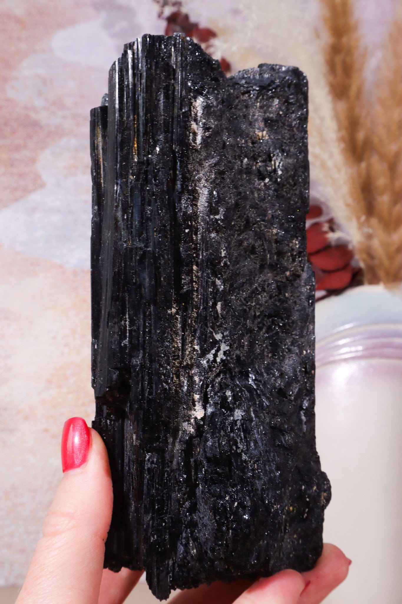 Rough Black Tourmaline 15cm, Sold As Seen Rough Crystals Tali & Loz Crystals