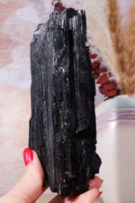 Rough Black Tourmaline 15cm, Sold As Seen Rough Crystals Tali & Loz Crystals