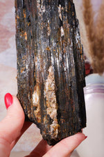 Rough Black Tourmaline 21cm, Sold As Seen Rough Crystals Tali & Loz Crystals