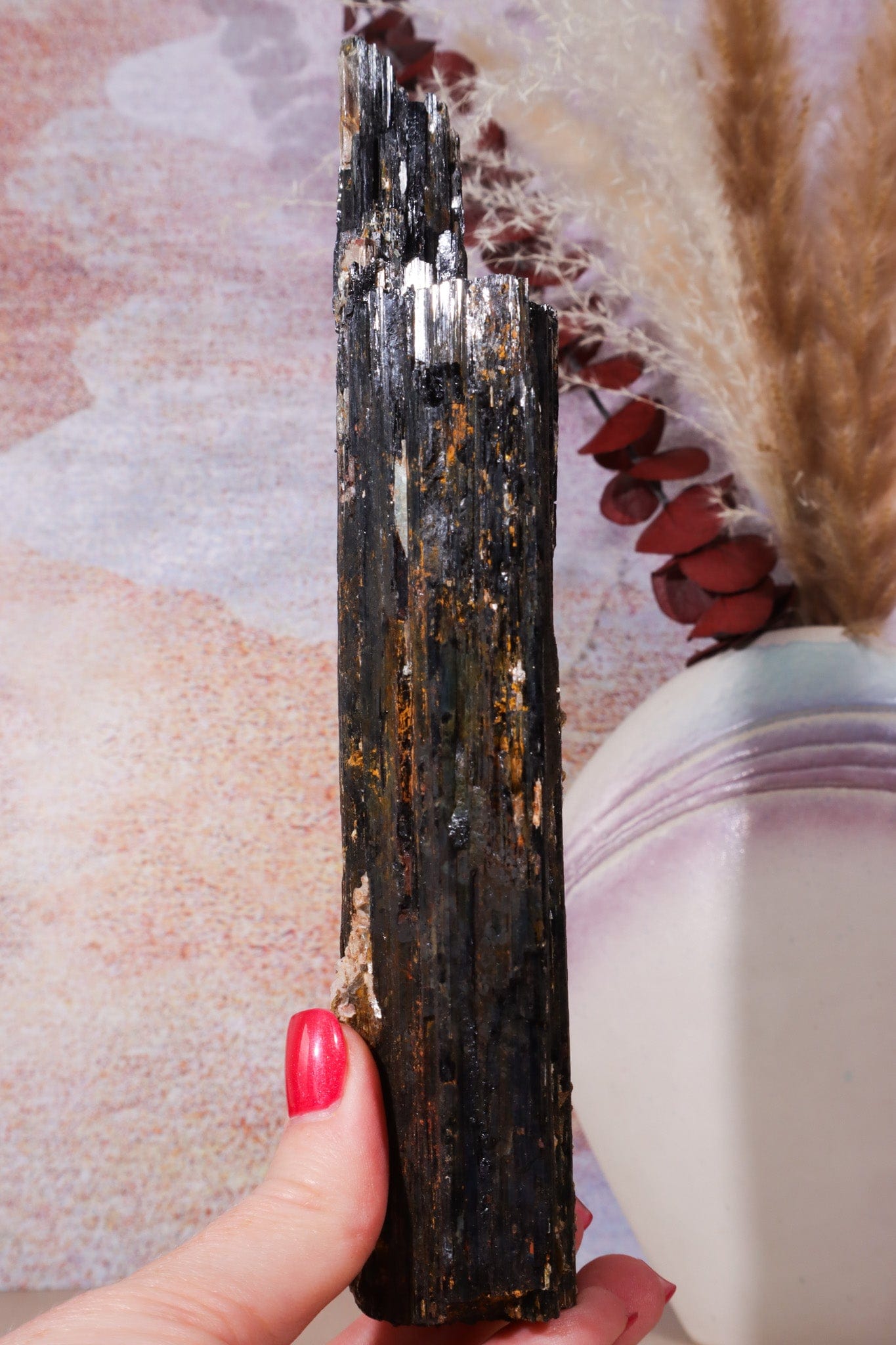 Rough Black Tourmaline 21cm, Sold As Seen Rough Crystals Tali & Loz Crystals