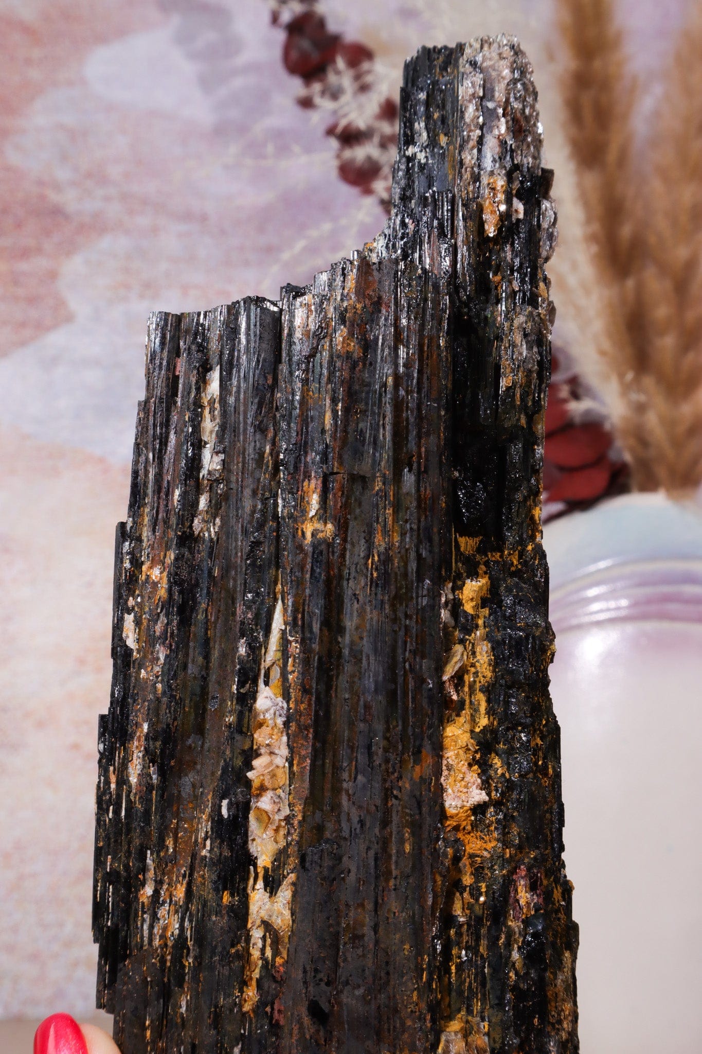 Rough Black Tourmaline 21cm, Sold As Seen Rough Crystals Tali & Loz Crystals